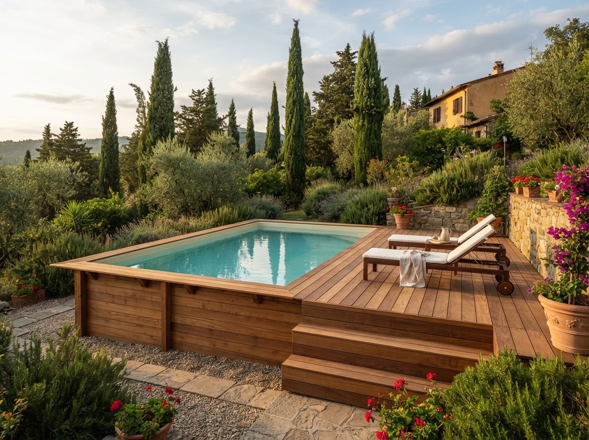 piscine fuori terra, aree piscina e barbecue a Roma e provincia