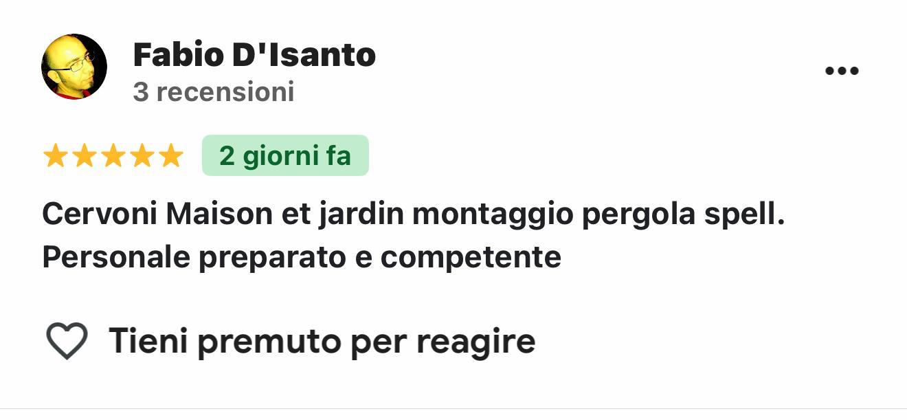 Screenshot reale recensione Google RECENSIONE_IMG_4